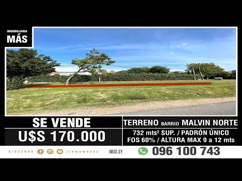 Video de YouTube - Terreno Venta Malvin Norte Montevideo iMas.uy RG *