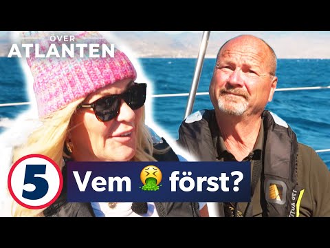 Maria Montazami & gänget slår vad om vem som spyr först | Över Atlanten | Kanal 5 Sverige