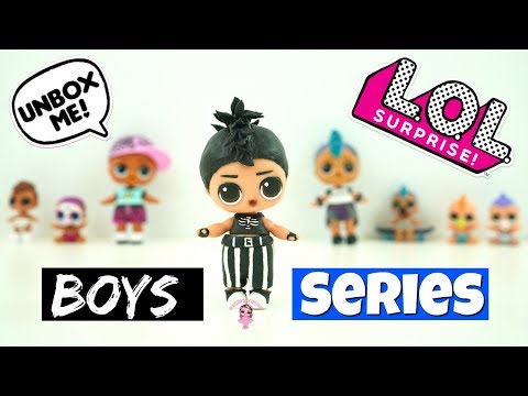 LOL Surprise Boys Series Nightfall First Custom Boy Doll Kids Toys LOL Surprise DIY Repaint