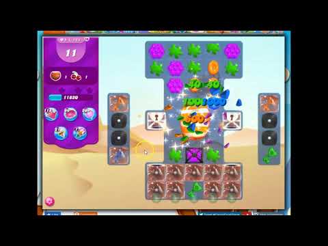 Candy Crush Level 723 Talkthrough, 23 Moves 0 Boosters
