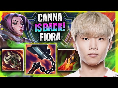 CANNA IS BACK WITH FIORA IN EUW SOLOQ! *WORLDS BOOTCAMP* - T1 Canna Plays Fiora TOP vs Graves!