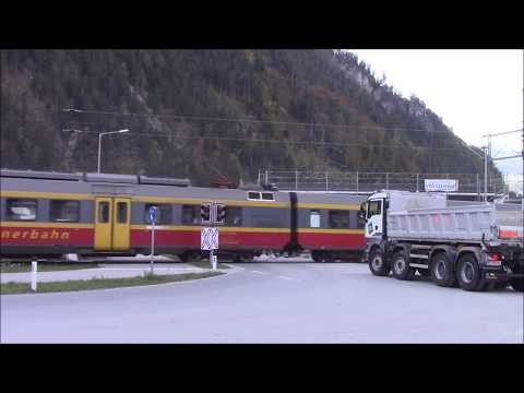 Spoorwegovergang Bludenz-Brunnenfeld Alfenzstrasse / Bahnübergang / Rail Road Crossing
