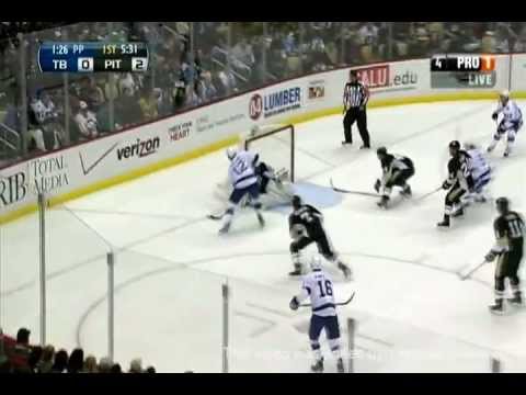 Jordan Staal Scores a breakaway goal against TB Lightning 25.02.2012