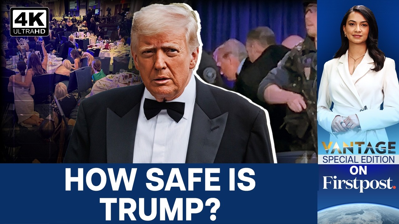 Trump’s Security Under Question After Washington Shooting | Vantage on Firstpost | 4K