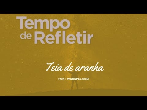 Tempo de Refletir 1724 - Teia de aranha