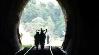 preview picture of video 'Tunnel Dug Under The Demodara Railway Station Sri Lanka'