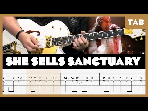 The Cult - She Sells Sanctuary - Guitar Tab | Lesson | Cover | Tutorial