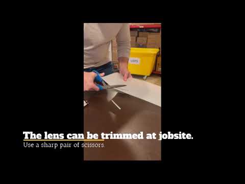 White Flexible Replacement Lenses for Mesh Baskets, Widths 3in-9.875in