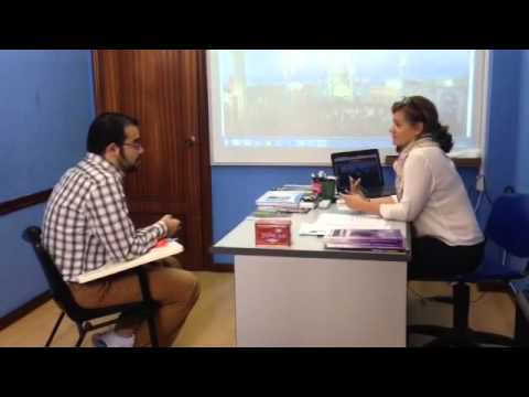 Farhan en clase de español para extranjeros