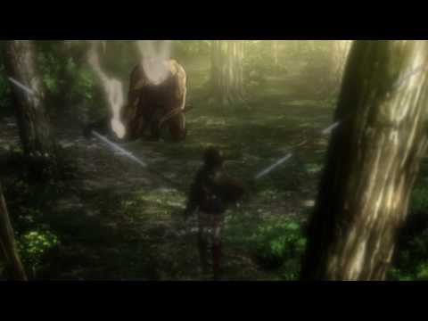 BestofAnime - Mikasa vs female titan Annie