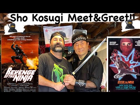 SHO KOSUGI Meet & Greet!!! #RevengeoftheNinja #EntertheNinja #RepublicofLucha #ShoKosugi
