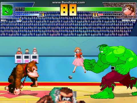 MUGEN battle #1957: Hulk vs Donkey Kong