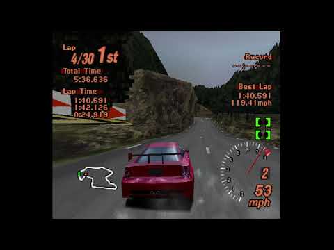 Gran Turismo 2 Plus (100%) #49 - Endurance: Trial Mountain 30 laps on Toyota Celica XYR