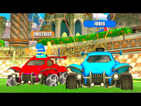 VINDER VILDE CHAMPION GAMES MED EMIL TRIER!! - Dansk Rocket League