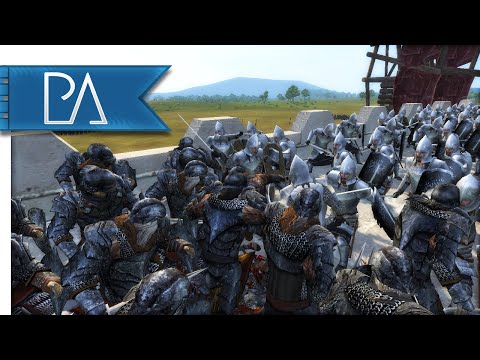 SIEGE AT MINAS TIRITH - Third Age Total War Gameplay
