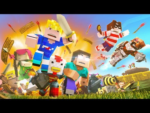 Minecraft Song "Fight With Me" - Clash of Clans | Royale in Minecraft Original Music Video
