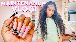 Maintenance Vlog: Come With Me To Get My Hair And Nails Done