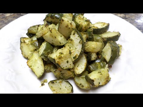 Roasted Cucumbers, Vegan Cooking Show by Kyong Weathersby