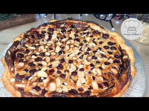 Tarte cerises chocolat  à TOMBER 🍒 🍫