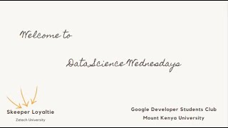GDSC Session 2 - Data Science Session 2