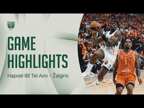 Hapoel Tel Aviv - Žalgiris | Game Highlights | 2025.12.30