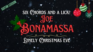 Joe Bonamassa - Lonely Christmas Eve (Guitar Lesson) #guitartutorial  #joebonamassa