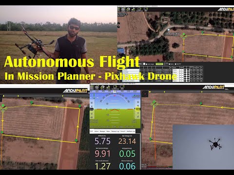 Beginner's Tutorial: How to do Autonomous Flight using Mission Planning with Pixhawk Drone