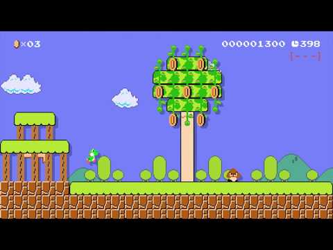 Yoshi's Village 3 ⭐️ by Rj ⭐️ SUPER MARIO MAKER Raw GAMEPLAY