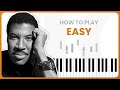 How To Play Easy By The Commodores On Piano - Piano Tutorial (Part 1)
