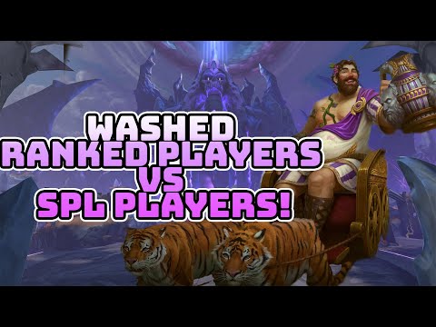 Bacchus Support: WASHED RANKED PLAYERS VS SPL PLAYERS | Mattypocket | Smite Masters/GM Ranked
