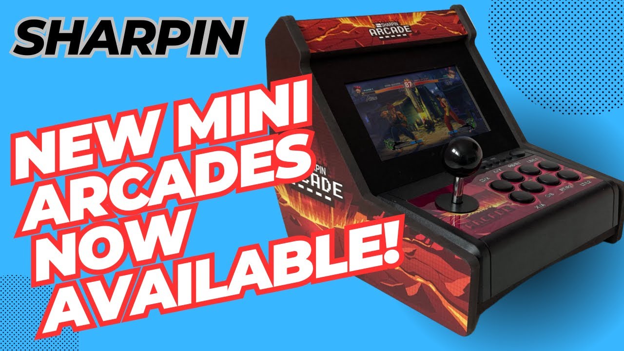 New Mini Arcades For Switch, iPhone or Android From Sharpin!