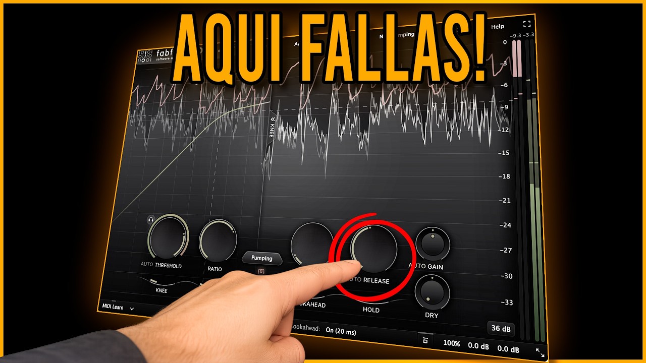 Como se configura el release de un compresor?