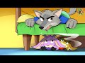 الذئب والخراف السبعة 🐐 (Wolf and Seven Little Goats) قصة كرتون اطفال | KONDOSAN |  HD 4K قصص اطفال mp3