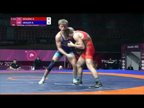 BRONZE GR - 67 kg: K. KESANIDI (LTU) v. N. OEHLEN (SWE)