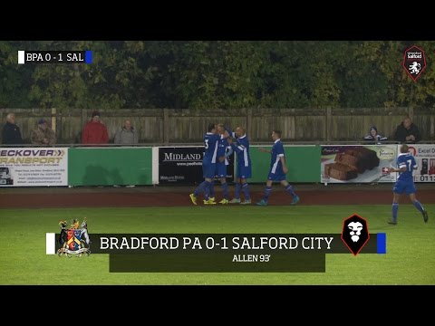 Bradford Park Avenue 0-1 Salford City - The FA Cup 3rd Qualifying Round Replay 14.10.15