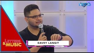 Davey Langit promotes latest single &quot;Gitna&quot; (NET25 LETTERS AND MUSIC)