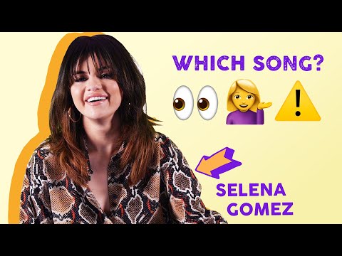 @Selena Gomez Guesses The Song From The Emoji | The Emoji Game