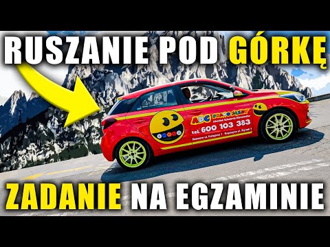 JAK PRAWIDŁOWO RUSZYĆ POD GÓRKĘ? - ZADANIE EGZAMINACYJNE - Ruszanie z hamulca postojowego - KAT B