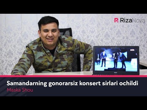 Maska Shou - Maximum jamoasi a'zosi Samandarning gonorarsiz konsert sirlari ochildi