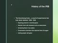 History Of The IRB Brief Overview