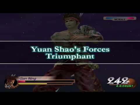 Dynasty Warriors 3 XL - Gan Ning 5th Weapon Gameplay