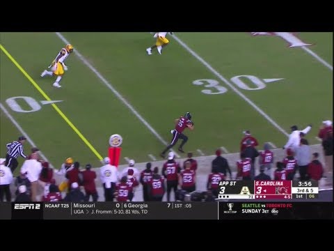 2019 USC vs Appalachian St - Trey Adkins 29 Yd Reception