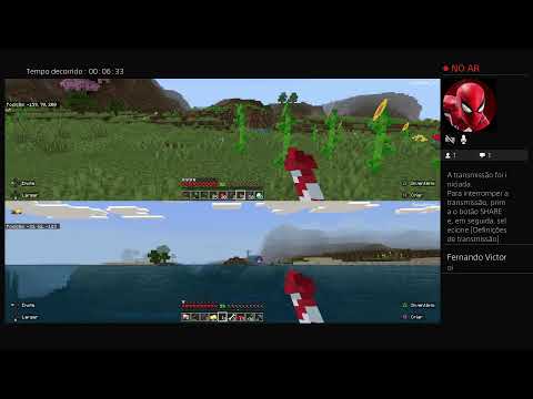 Em busca de diamantes no minecraft