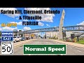 4K Spring Hill Clermont Orlando Titusville Florida SR 50 East Complete