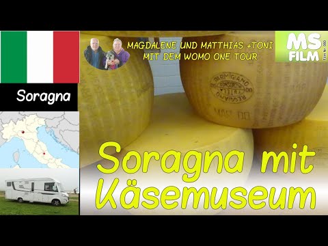 Italien, Mit dem Wohnmobil zum Stellplatz in Soragna zum Käsemuseum