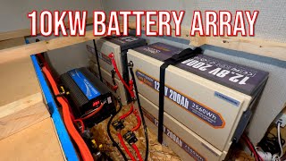 I Added a 10KW Battery Array to My Trailer