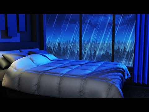 Sleep Sounds Rain No Thunder ????️ Rainstorm White Noise 10 Hours