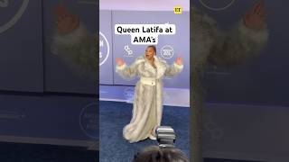 Queen Latifa on AMA’s carpet