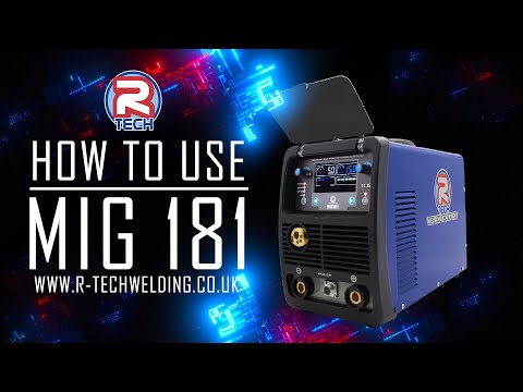 R-Tech MIG181 MIG Welder EASY SET and MANUAL mode - EXPLAINED