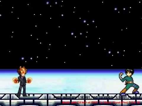 Preview: Tsuna Vs Rock Lee Sprite Fight